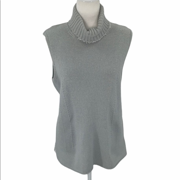 Escada Sweaters - ESCADA CASHMERE SLEEVELESS SWEATER C3